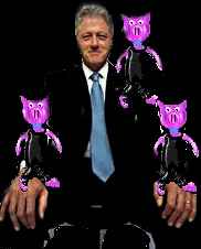 Clinton & his pigs  Pig